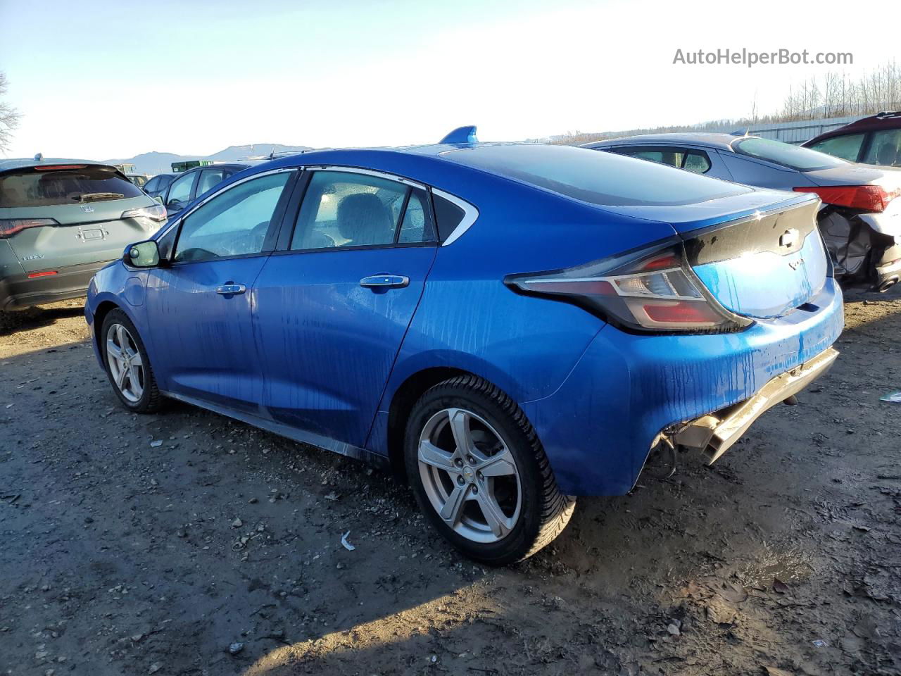 2017 Chevrolet Volt Lt Синий vin: 1G1RA6S50HU170873