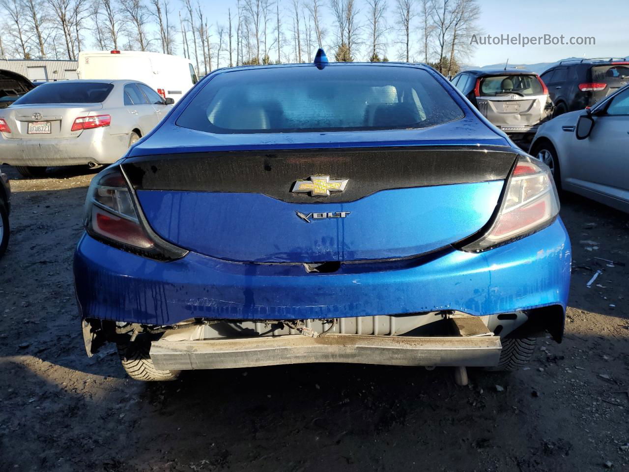 2017 Chevrolet Volt Lt Blue vin: 1G1RA6S50HU170873