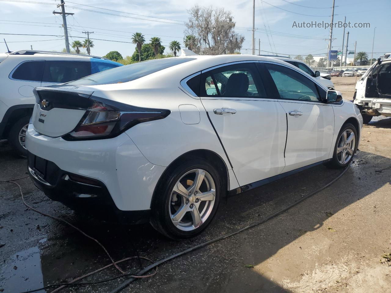 2017 Chevrolet Volt Lt White vin: 1G1RA6S52HU184905