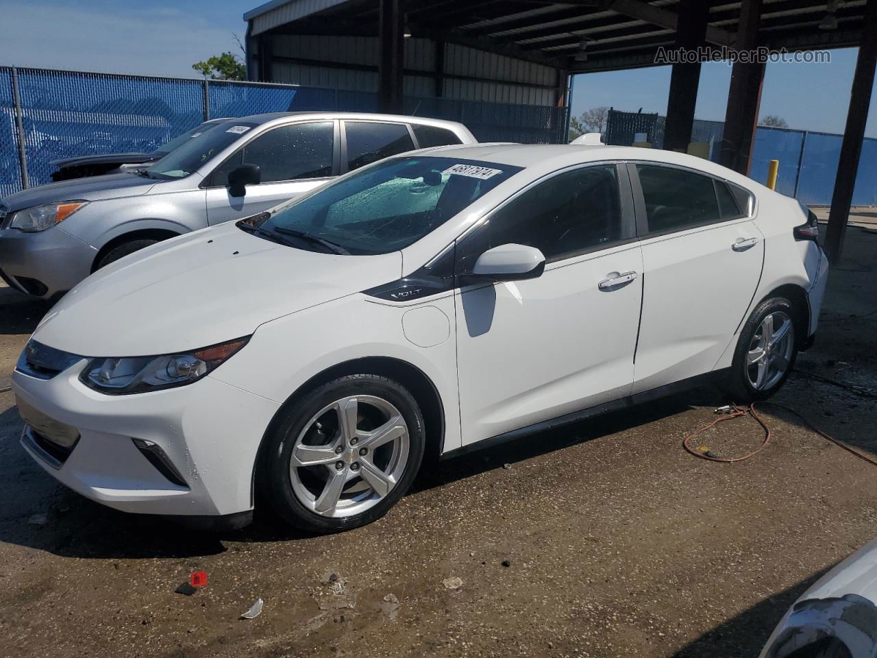 2017 Chevrolet Volt Lt White vin: 1G1RA6S52HU184905