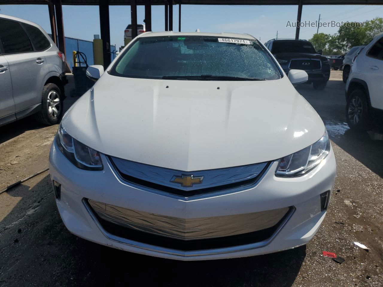 2017 Chevrolet Volt Lt White vin: 1G1RA6S52HU184905