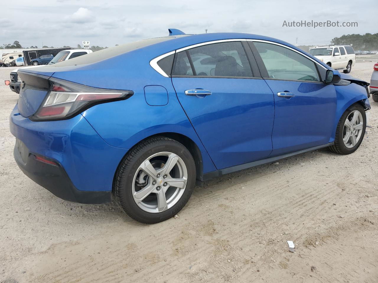 2017 Chevrolet Volt Lt Синий vin: 1G1RA6S53HU107931