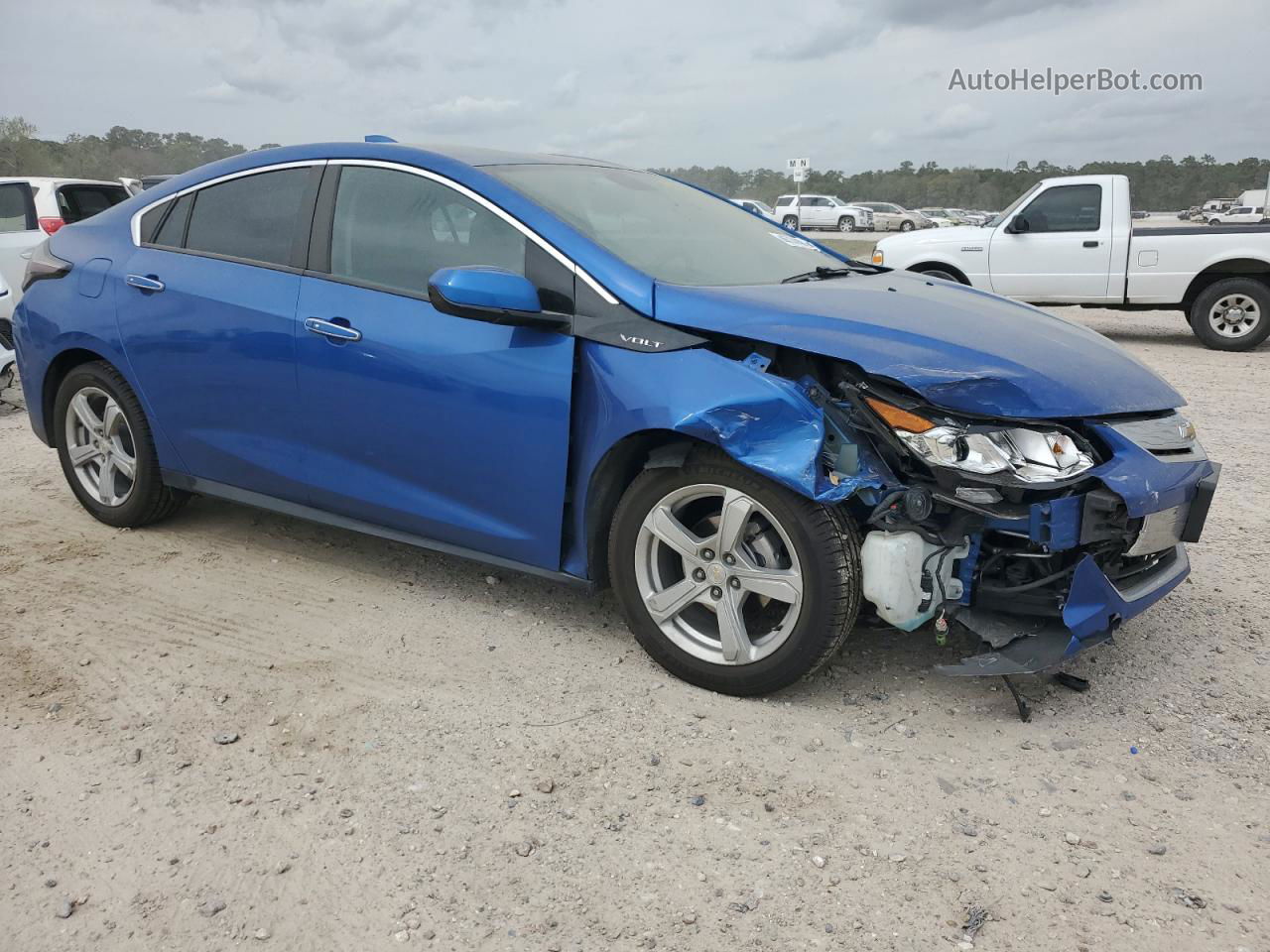 2017 Chevrolet Volt Lt Blue vin: 1G1RA6S53HU107931