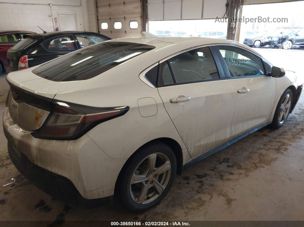 2017 Chevrolet Volt Lt White vin: 1G1RA6S53HU120467