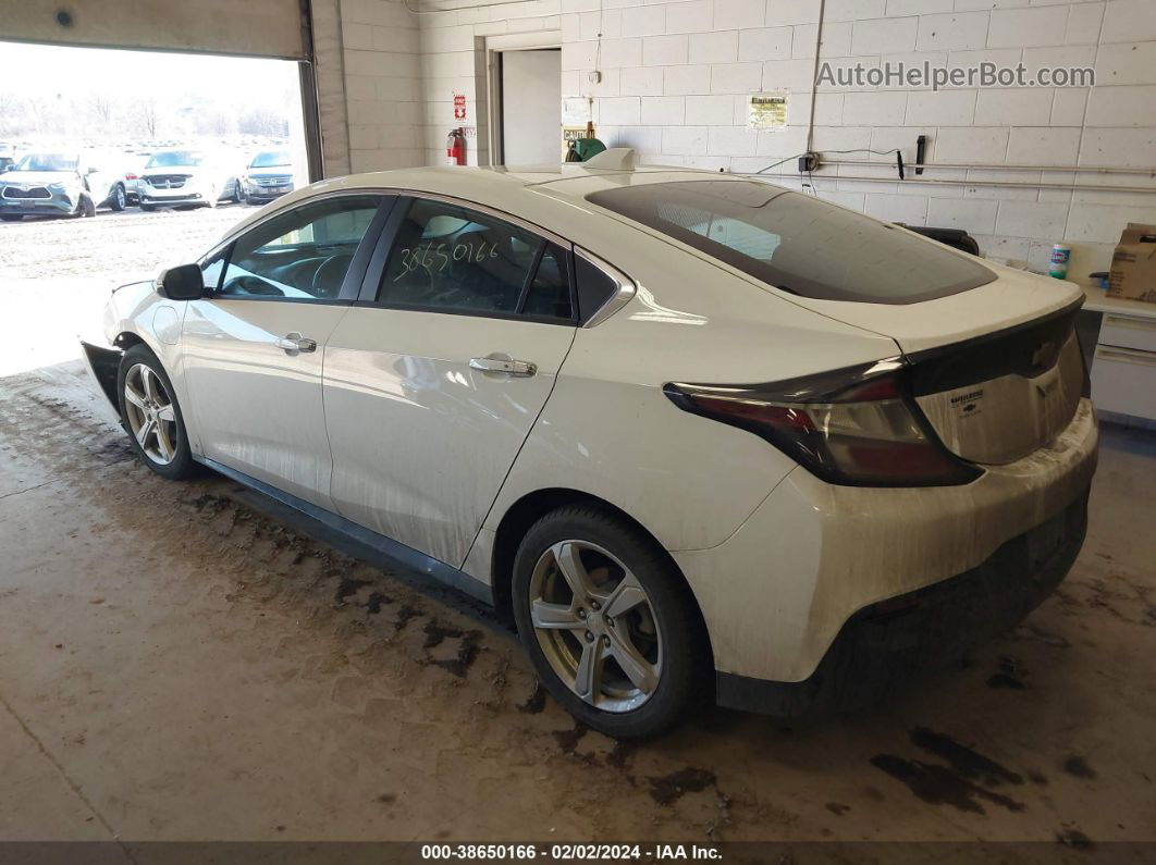 2017 Chevrolet Volt Lt White vin: 1G1RA6S53HU120467