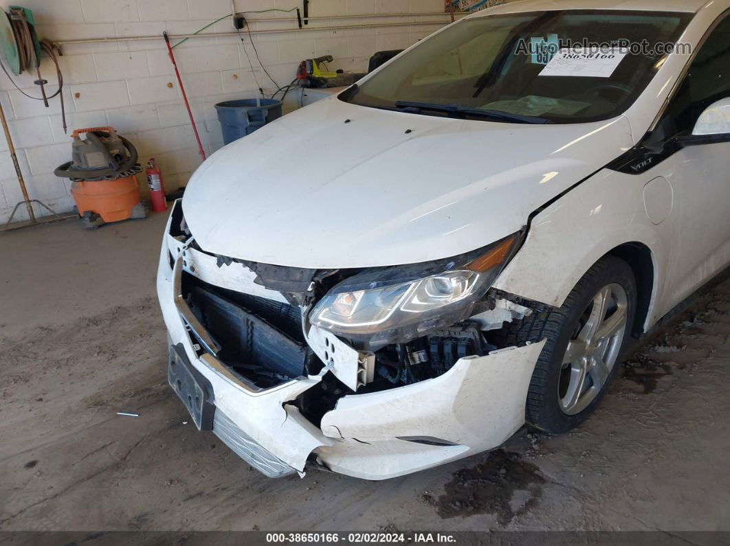 2017 Chevrolet Volt Lt White vin: 1G1RA6S53HU120467