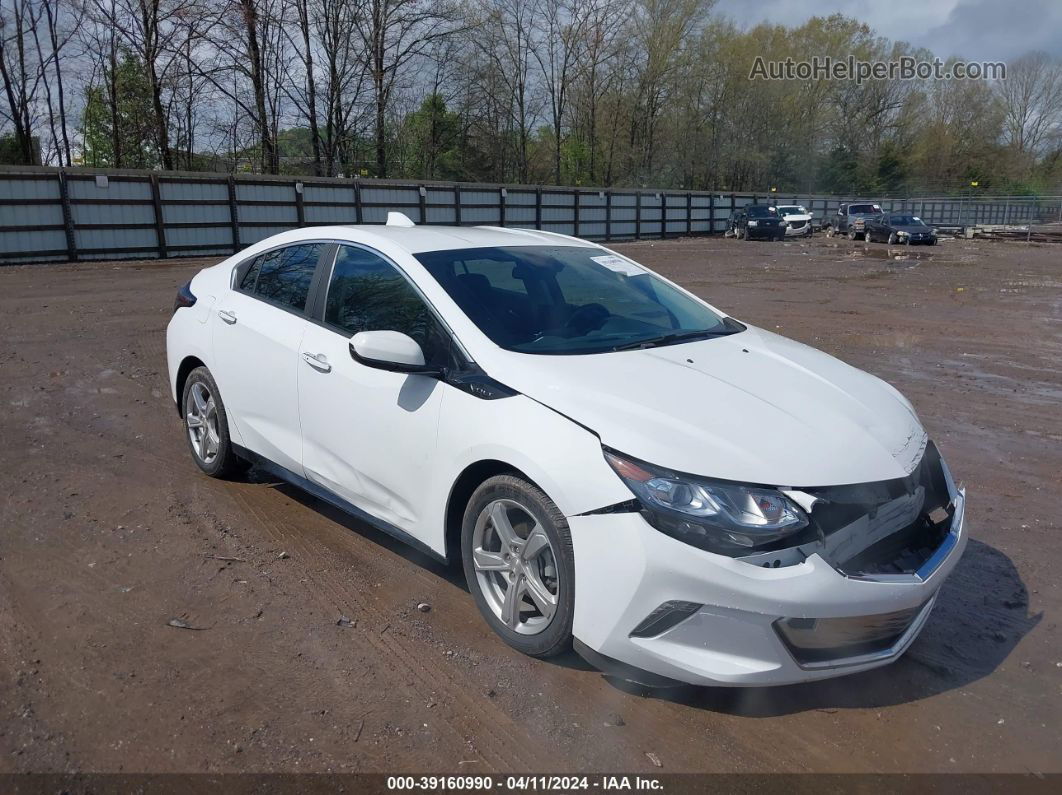 2017 Chevrolet Volt Lt White vin: 1G1RA6S53HU178868