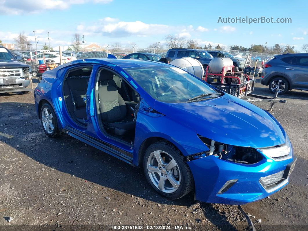 2017 Chevrolet Volt Lt Синий vin: 1G1RA6S53HU192107