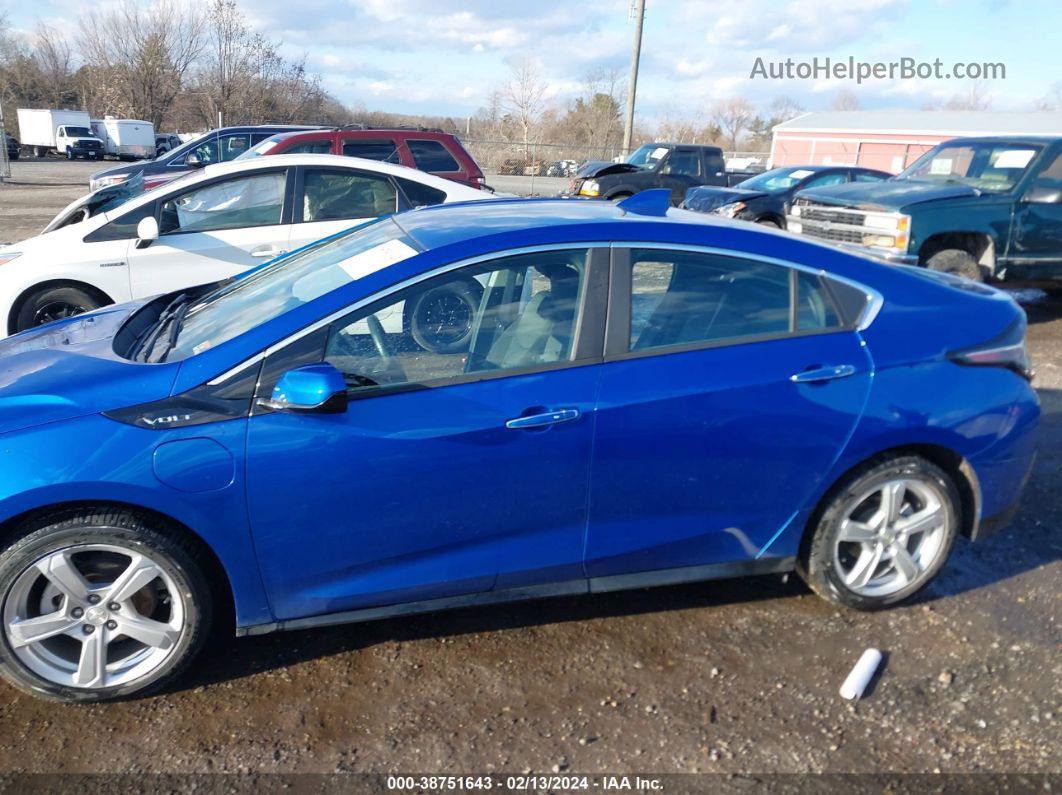 2017 Chevrolet Volt Lt Синий vin: 1G1RA6S53HU192107