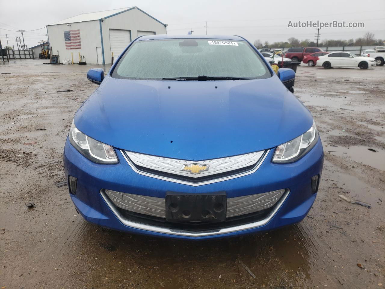 2017 Chevrolet Volt Lt Синий vin: 1G1RA6S54HU100194