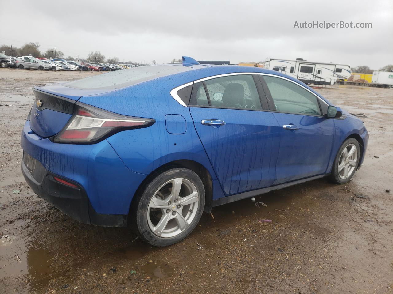 2017 Chevrolet Volt Lt Синий vin: 1G1RA6S54HU100194