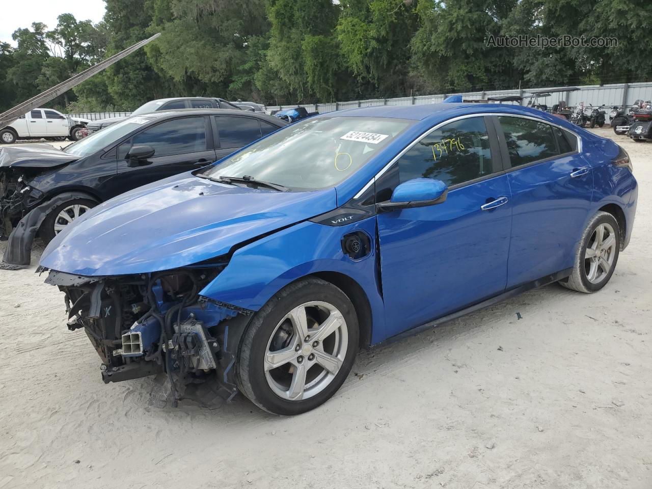 2017 Chevrolet Volt Lt Blue vin: 1G1RA6S55HU109860