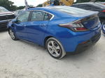 2017 Chevrolet Volt Lt Синий vin: 1G1RA6S55HU109860