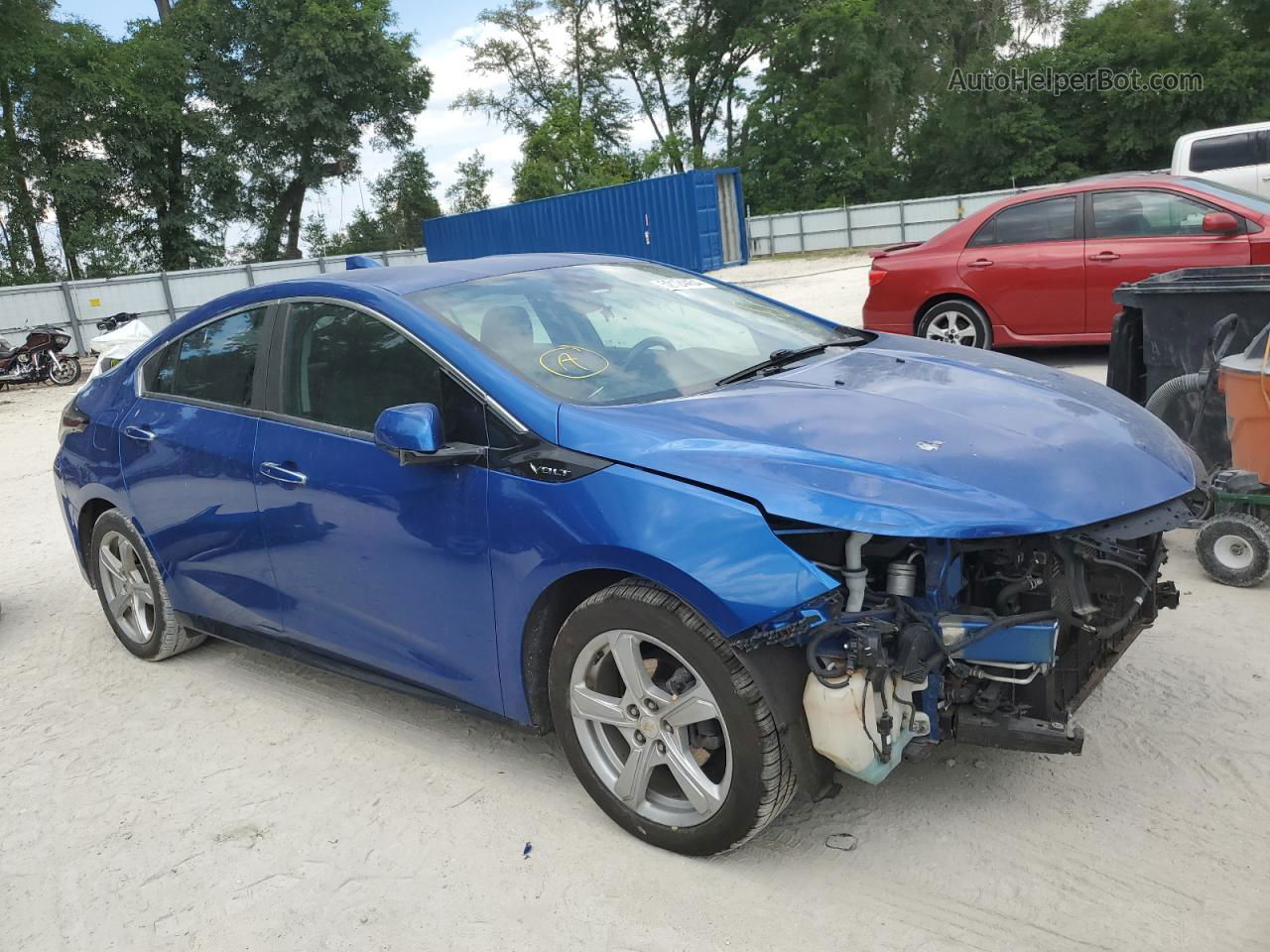 2017 Chevrolet Volt Lt Blue vin: 1G1RA6S55HU109860