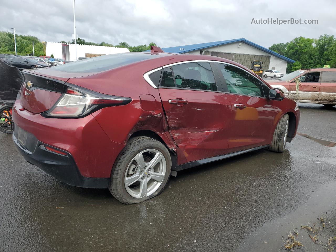 2017 Chevrolet Volt Lt Красный vin: 1G1RA6S55HU126514