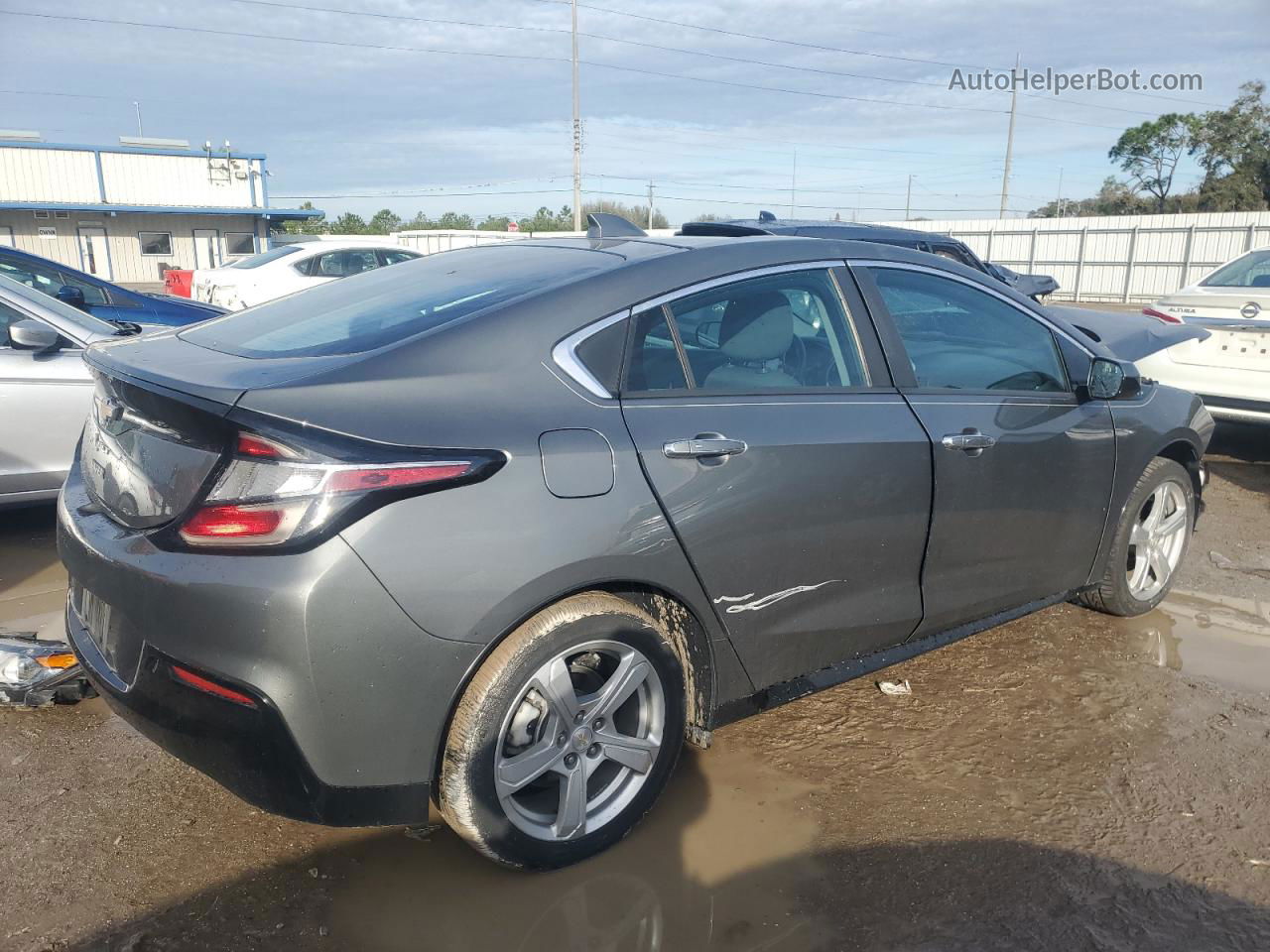 2017 Chevrolet Volt Lt Серый vin: 1G1RA6S56HU209398