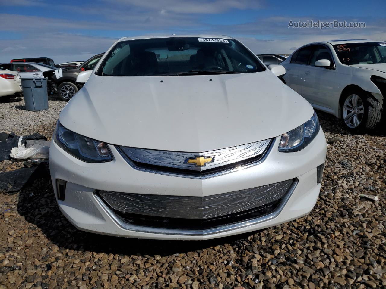 2017 Chevrolet Volt Lt White vin: 1G1RA6S57HU117930