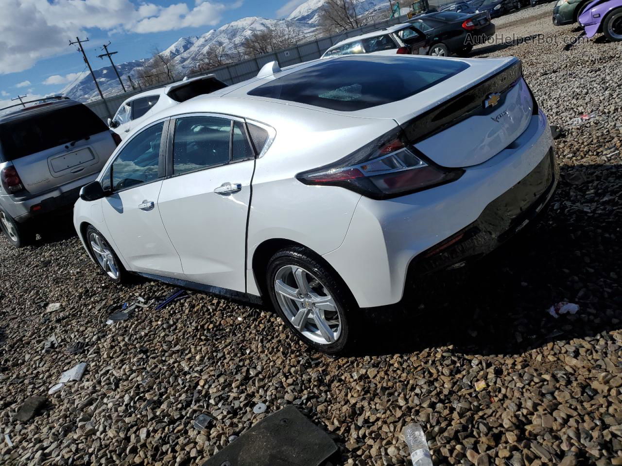 2017 Chevrolet Volt Lt White vin: 1G1RA6S57HU117930