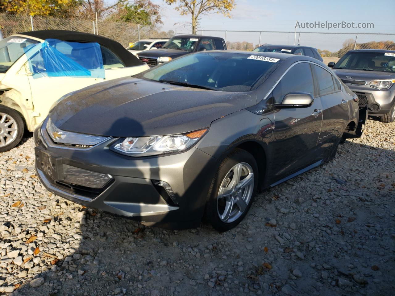 2017 Chevrolet Volt Lt Gray vin: 1G1RA6S58HU172662