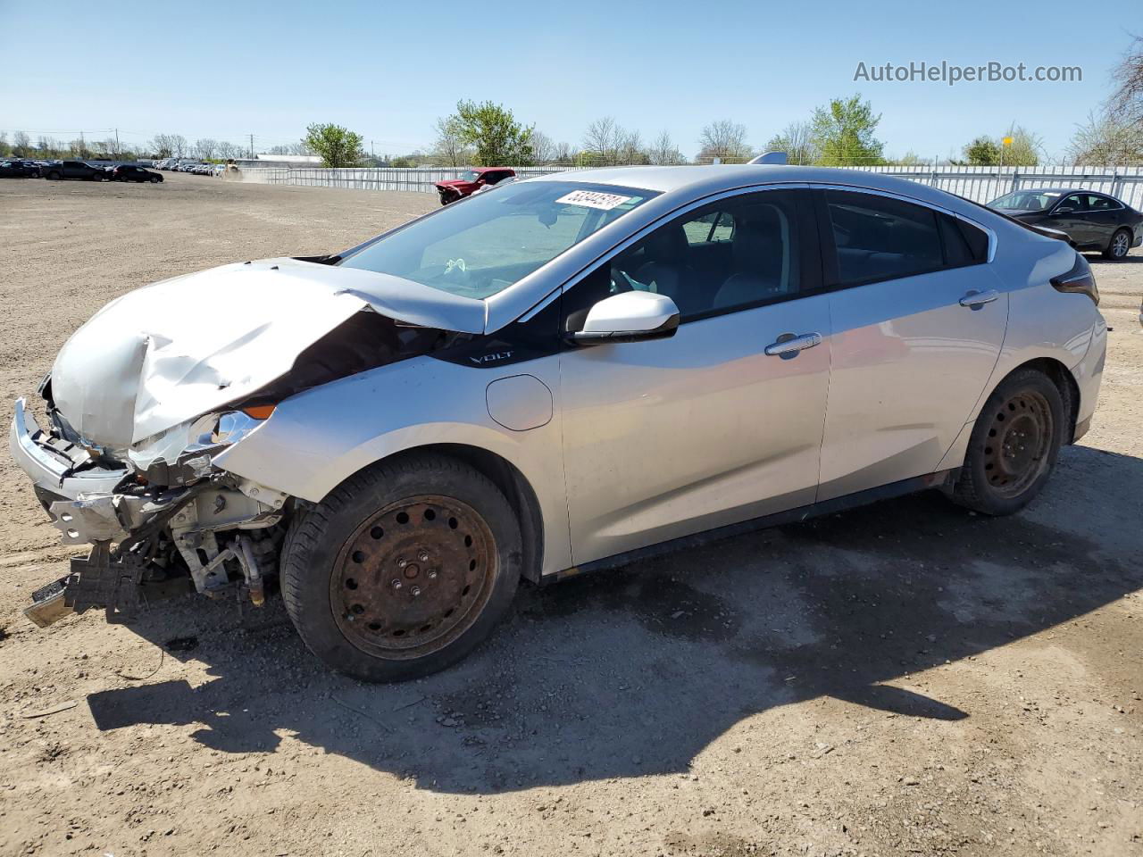 2017 Chevrolet Volt Lt Silver vin: 1G1RA6S59HU124085