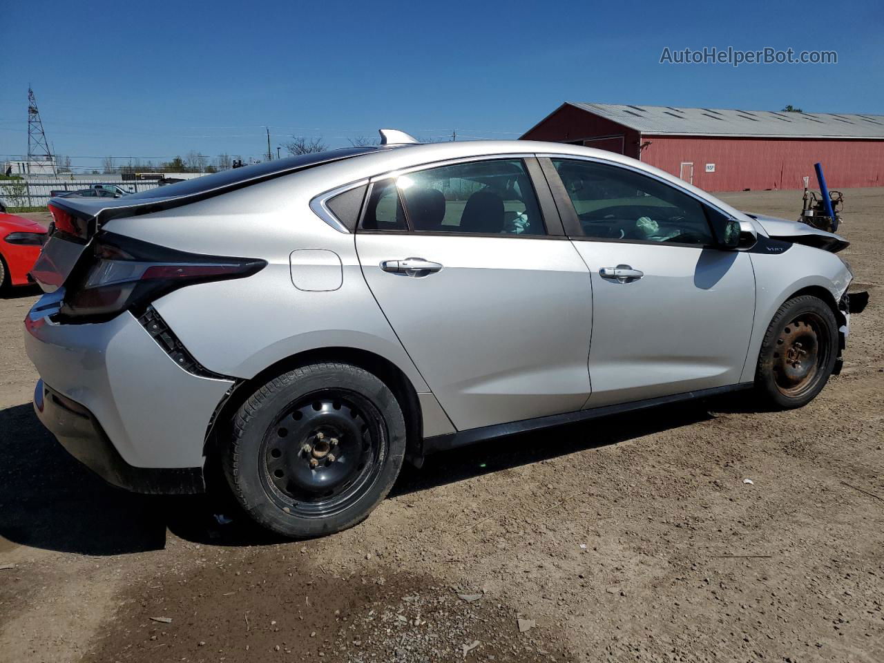 2017 Chevrolet Volt Lt Silver vin: 1G1RA6S59HU124085