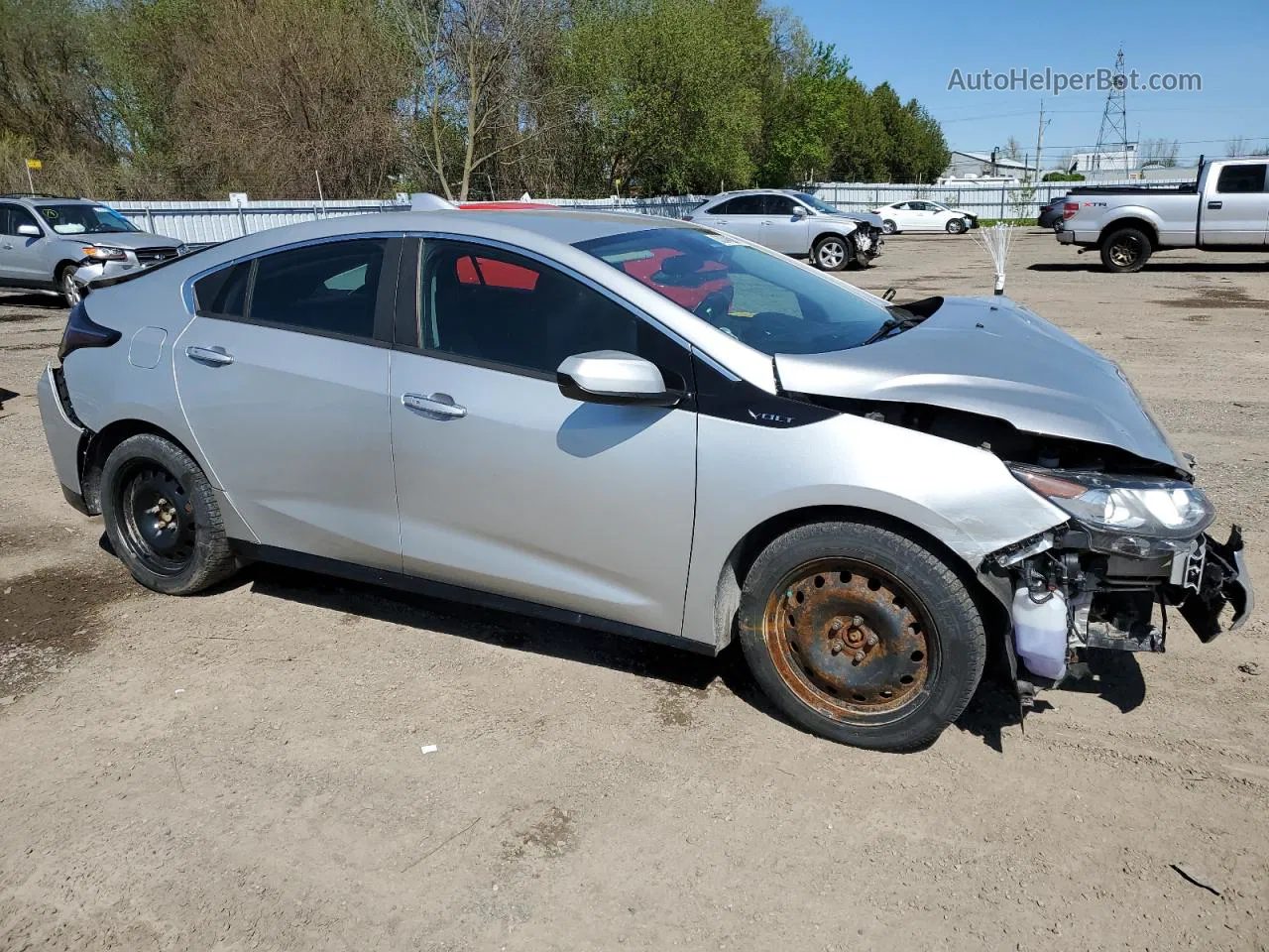 2017 Chevrolet Volt Lt Silver vin: 1G1RA6S59HU124085