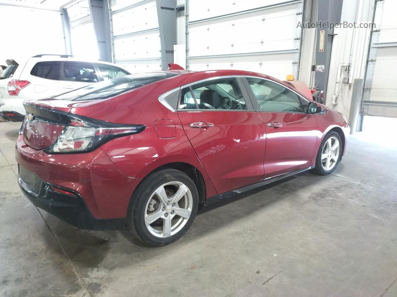 2017 Chevrolet Volt Lt Maroon vin: 1G1RA6S59HU184125