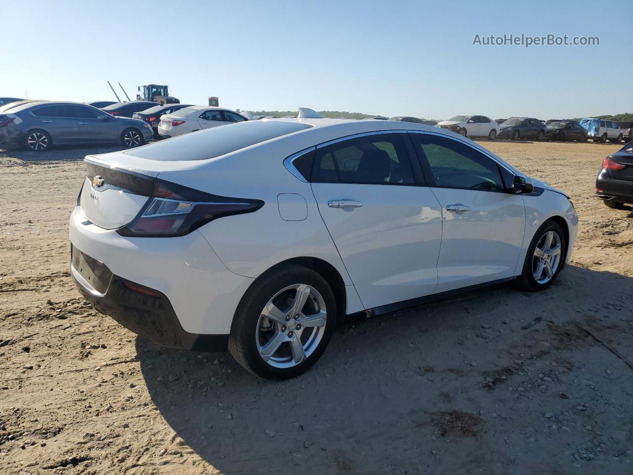 2017 Chevrolet Volt Lt White vin: 1G1RA6S59HU211775