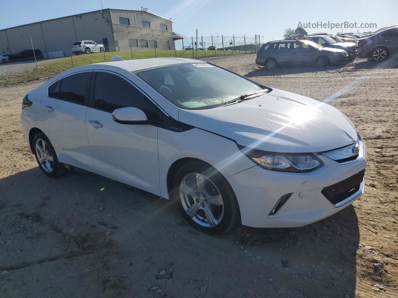 2017 Chevrolet Volt Lt White vin: 1G1RA6S59HU211775