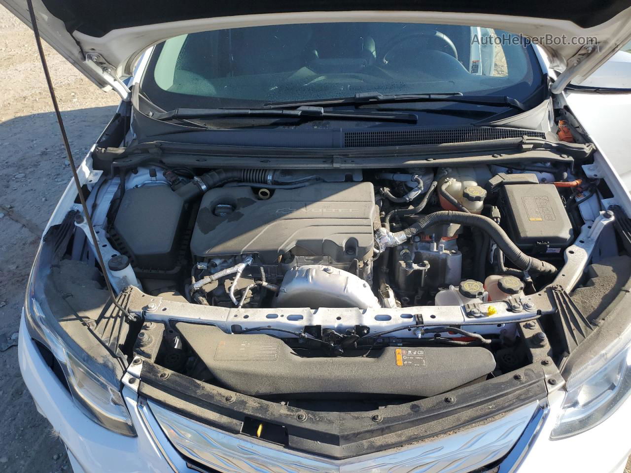 2017 Chevrolet Volt Lt White vin: 1G1RA6S59HU211775