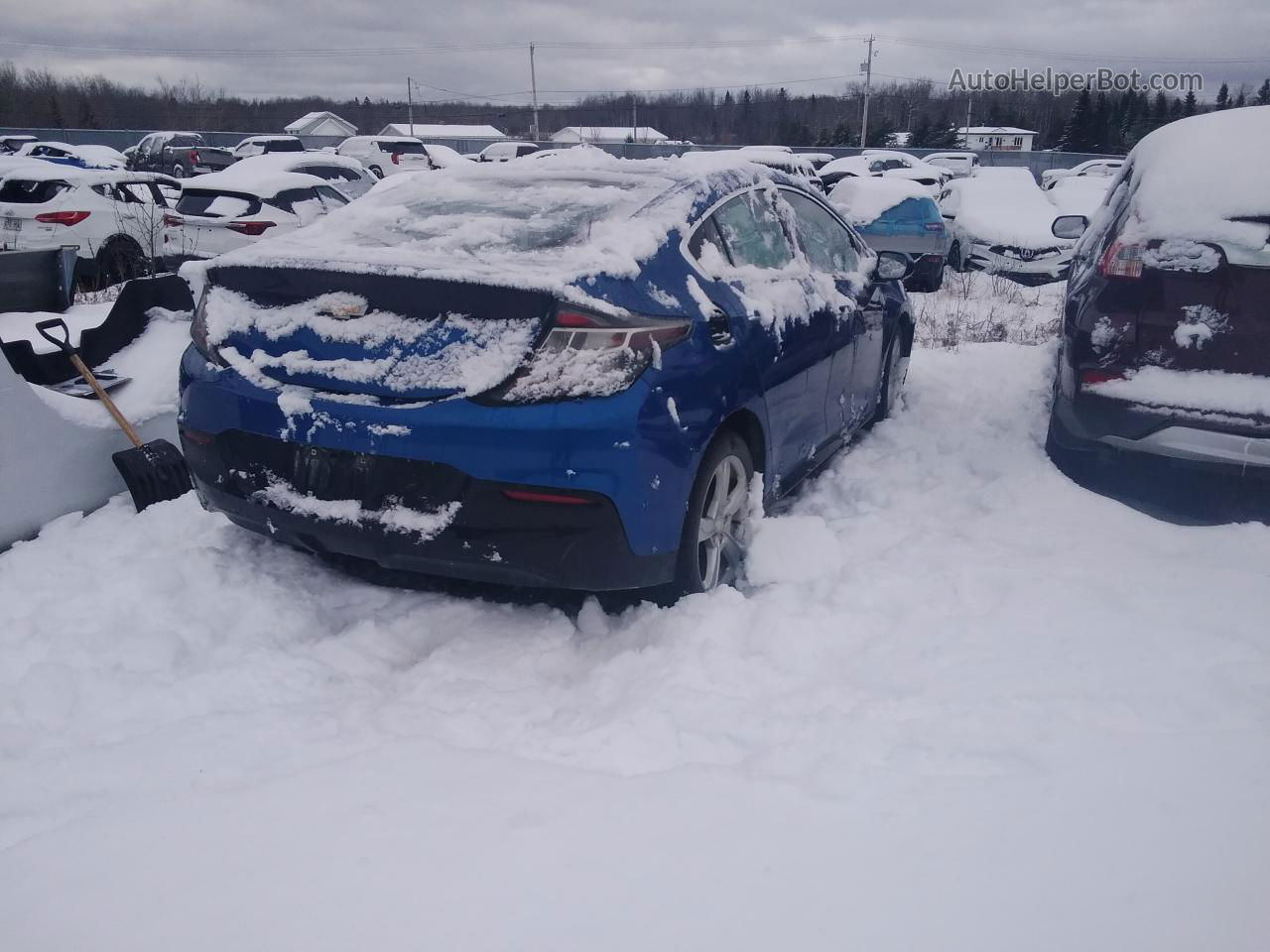 2017 Chevrolet Volt Lt Blue vin: 1G1RA6S5XHU158715