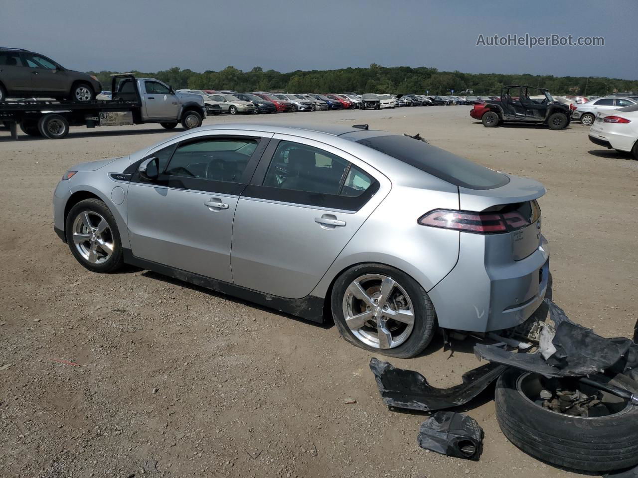 2013 Chevrolet Volt  Silver vin: 1G1RB6E40DU101076