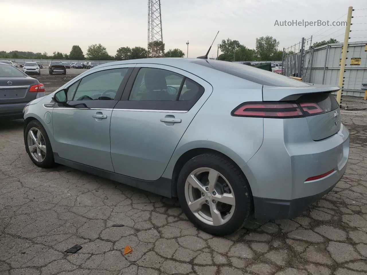 2013 Chevrolet Volt  Blue vin: 1G1RB6E40DU124440