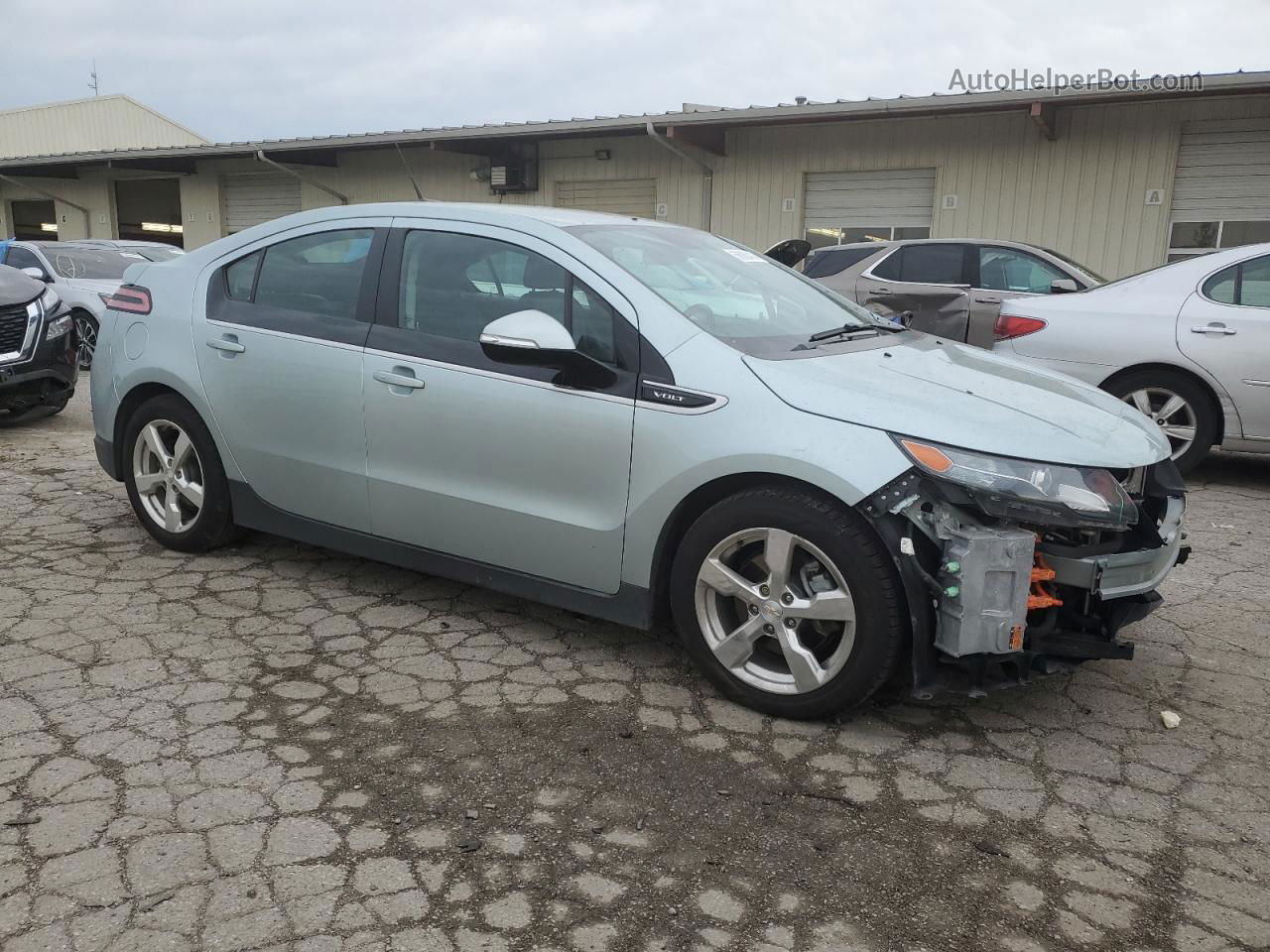 2013 Chevrolet Volt  Blue vin: 1G1RB6E40DU124440