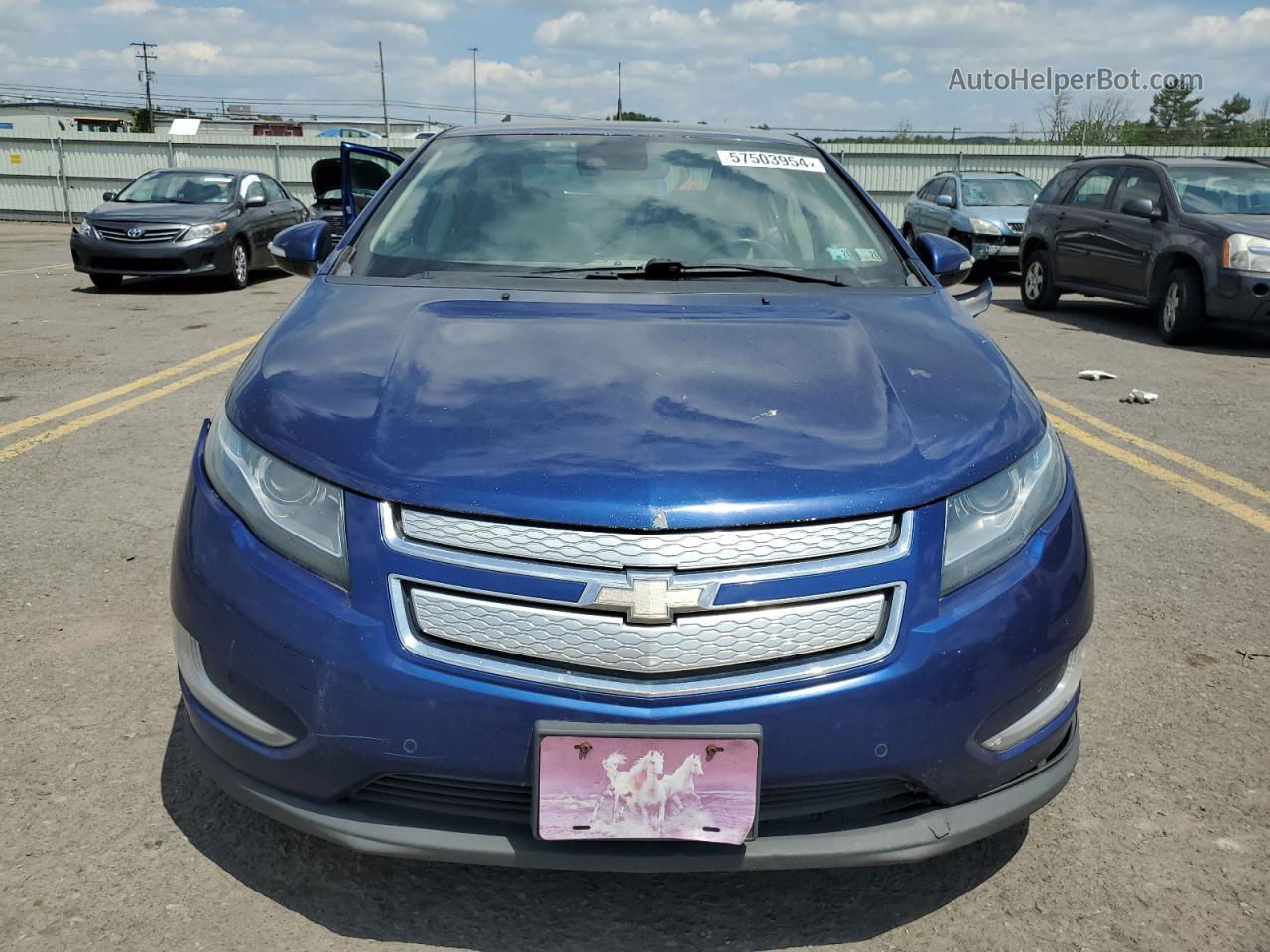 2013 Chevrolet Volt  Blue vin: 1G1RB6E41DU144213