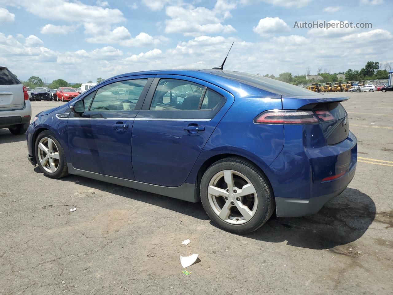 2013 Chevrolet Volt  Blue vin: 1G1RB6E41DU144213