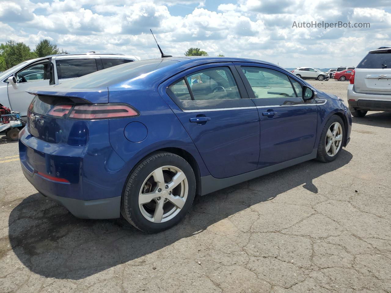 2013 Chevrolet Volt  Blue vin: 1G1RB6E41DU144213