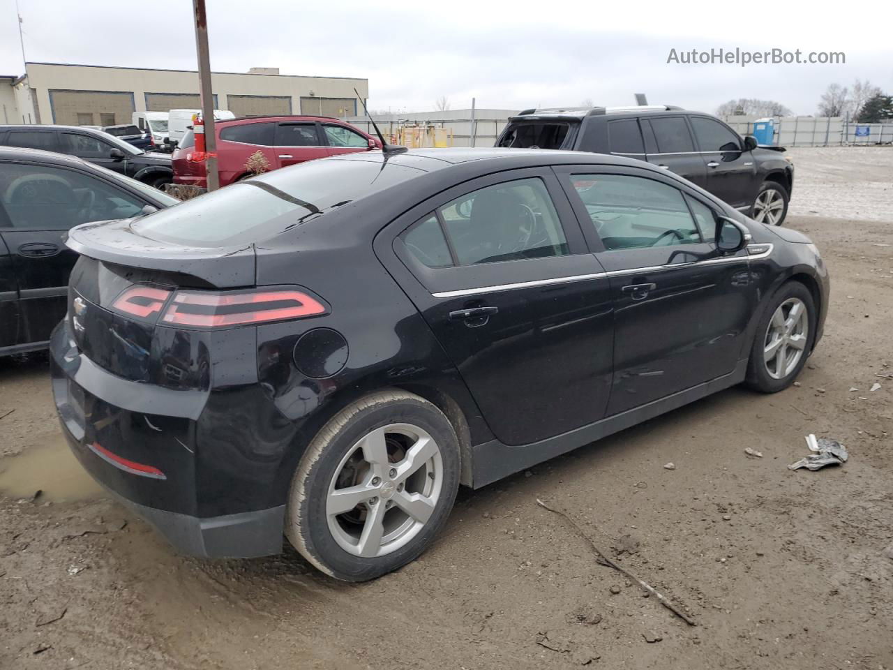 2013 Chevrolet Volt  Черный vin: 1G1RB6E41DU148309