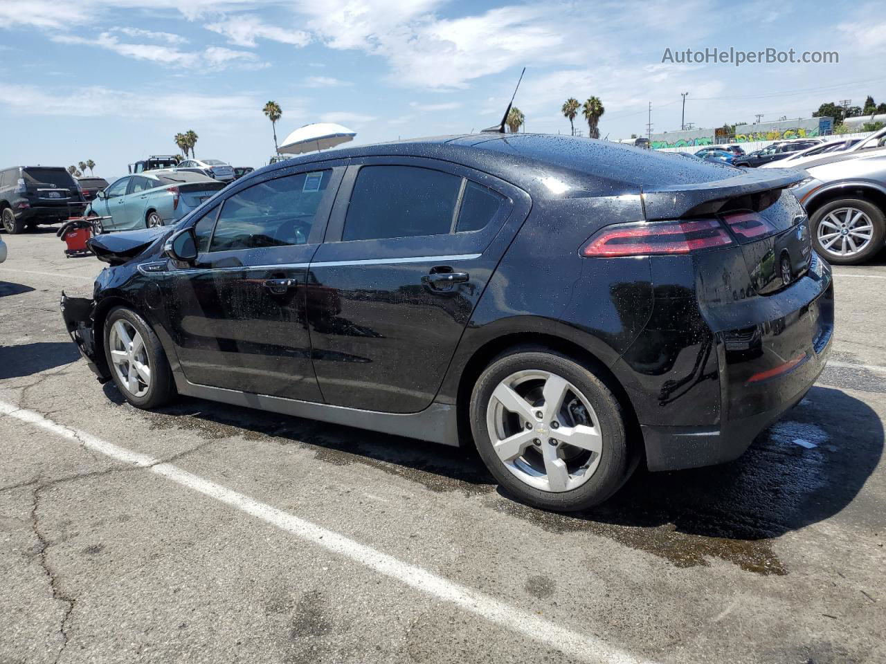 2013 Chevrolet Volt  Черный vin: 1G1RB6E42DU102164