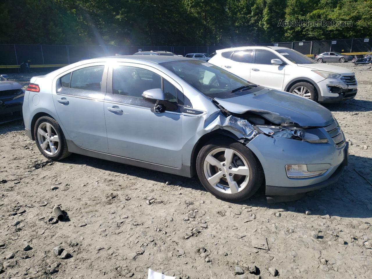 2013 Chevrolet Volt  Blue vin: 1G1RB6E42DU143992