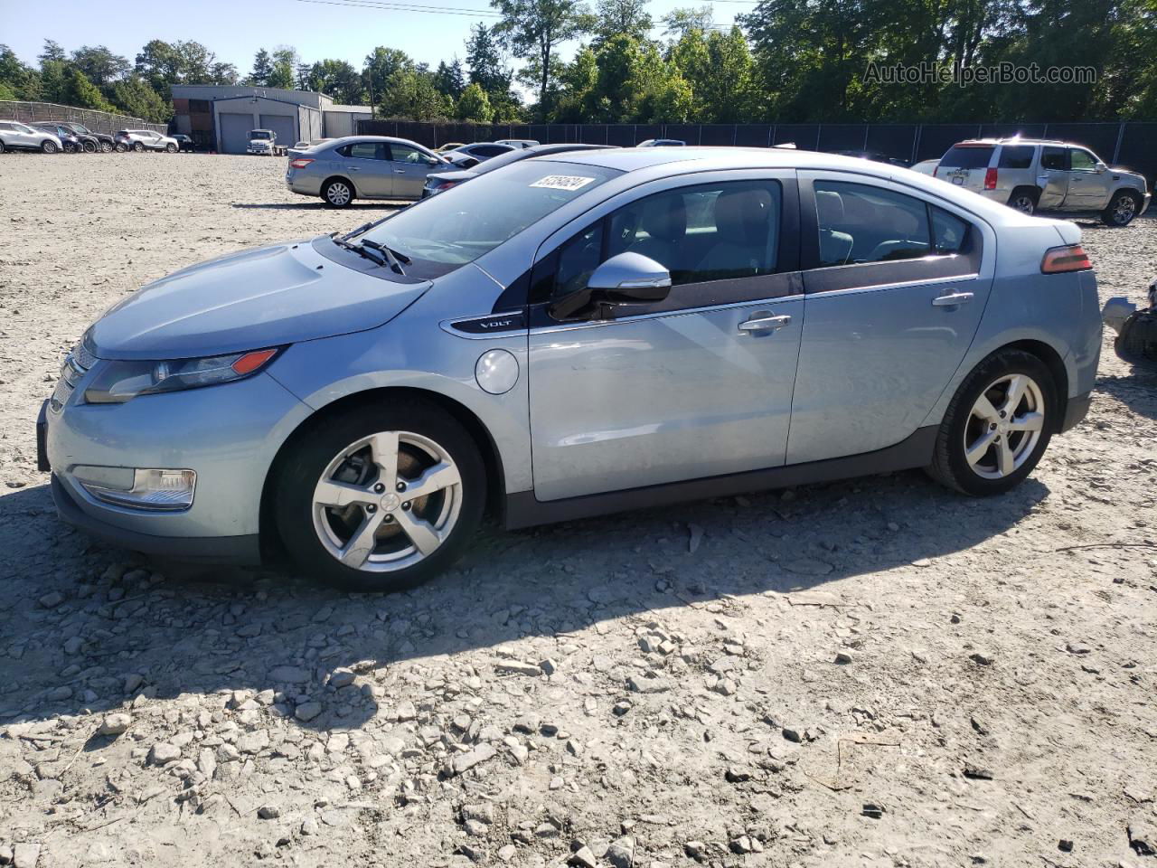 2013 Chevrolet Volt  Blue vin: 1G1RB6E42DU143992