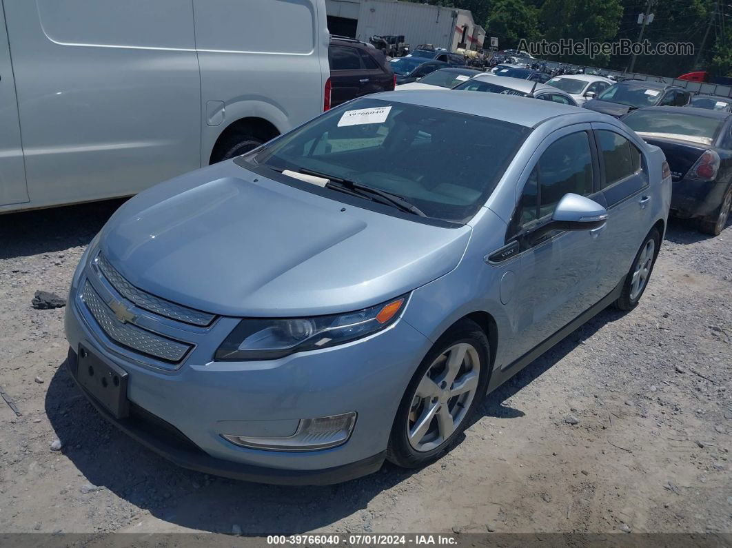 2013 Chevrolet Volt   Синий vin: 1G1RB6E43DU103016