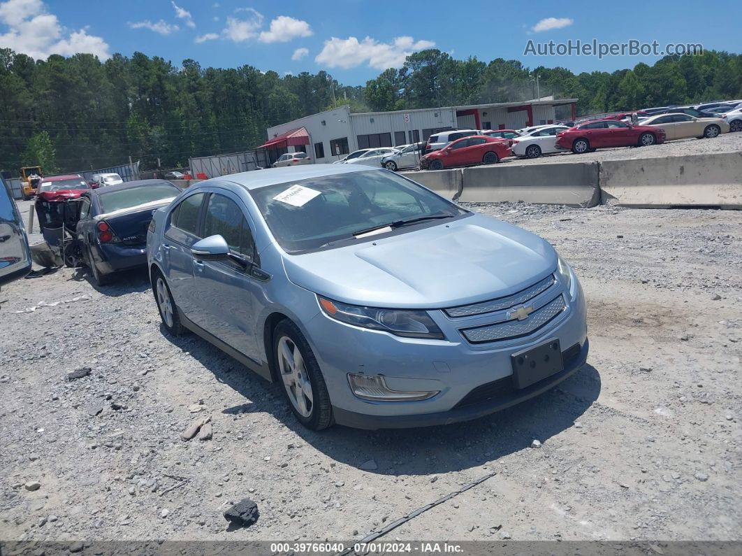 2013 Chevrolet Volt   Синий vin: 1G1RB6E43DU103016