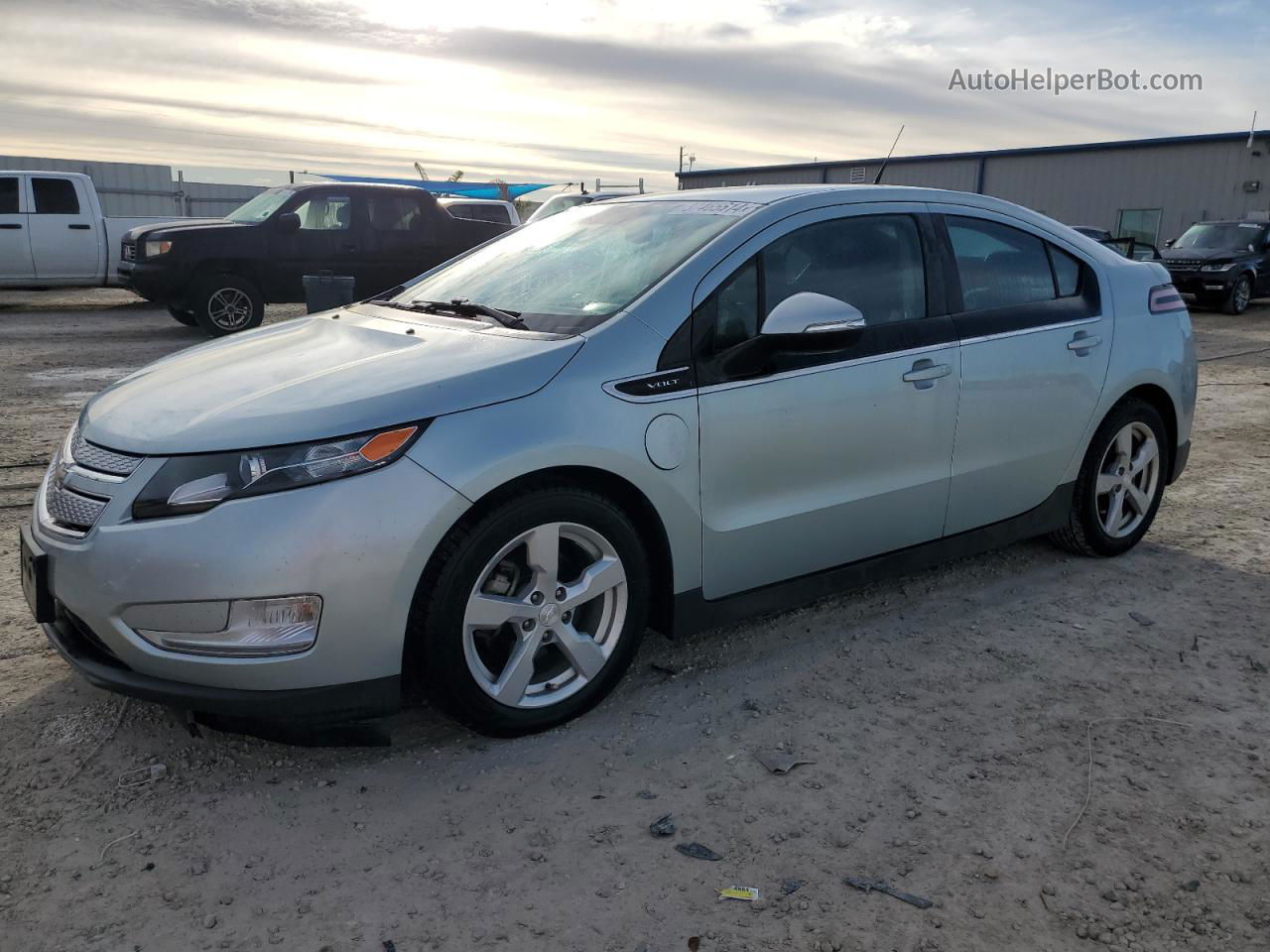 2013 Chevrolet Volt  Silver vin: 1G1RB6E43DU137795