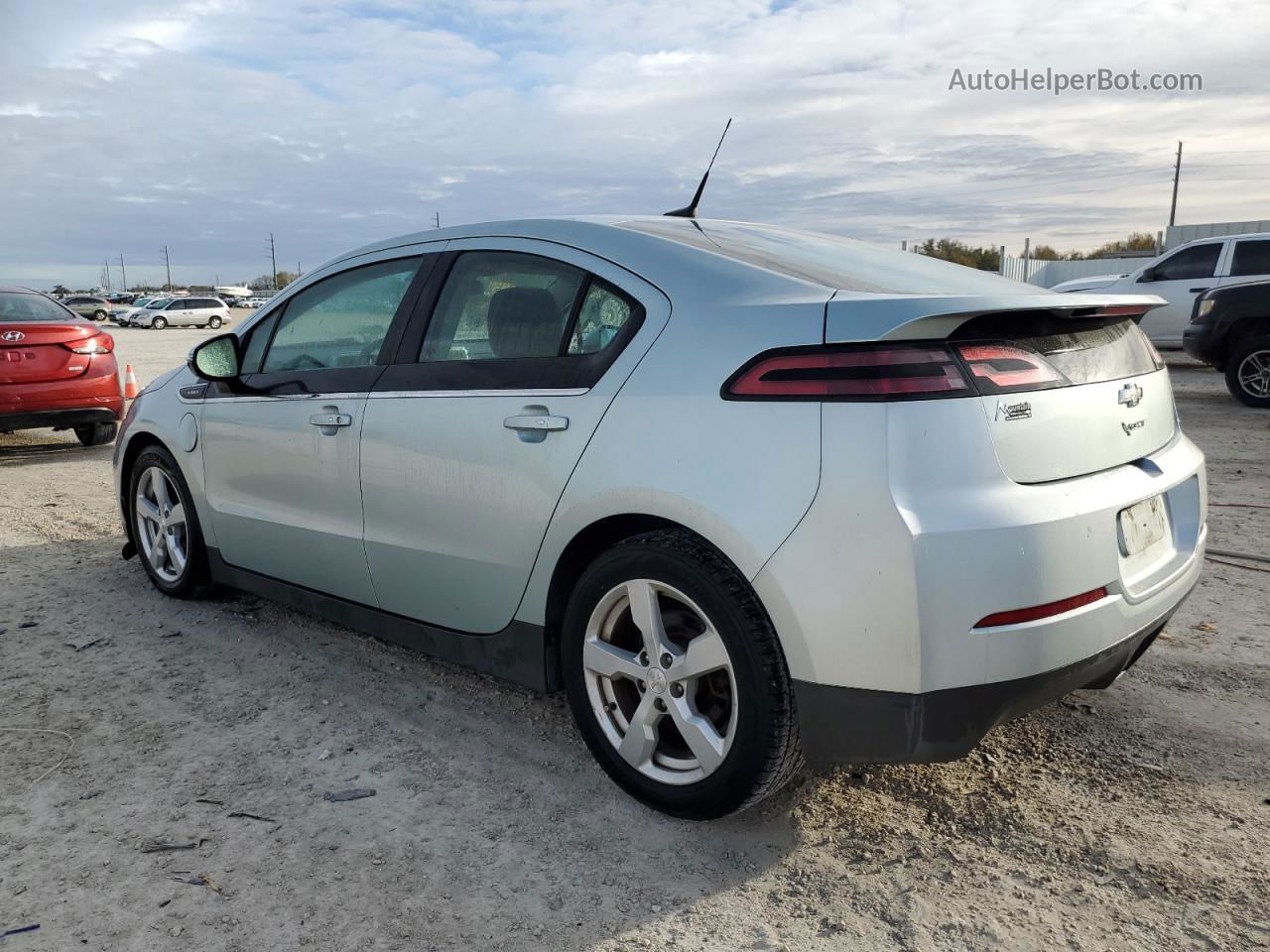 2013 Chevrolet Volt  Silver vin: 1G1RB6E43DU137795