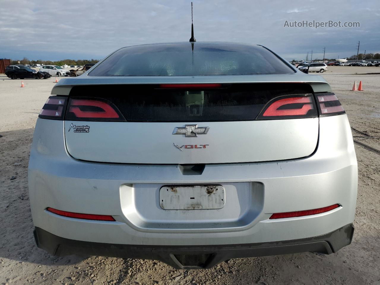 2013 Chevrolet Volt  Silver vin: 1G1RB6E43DU137795