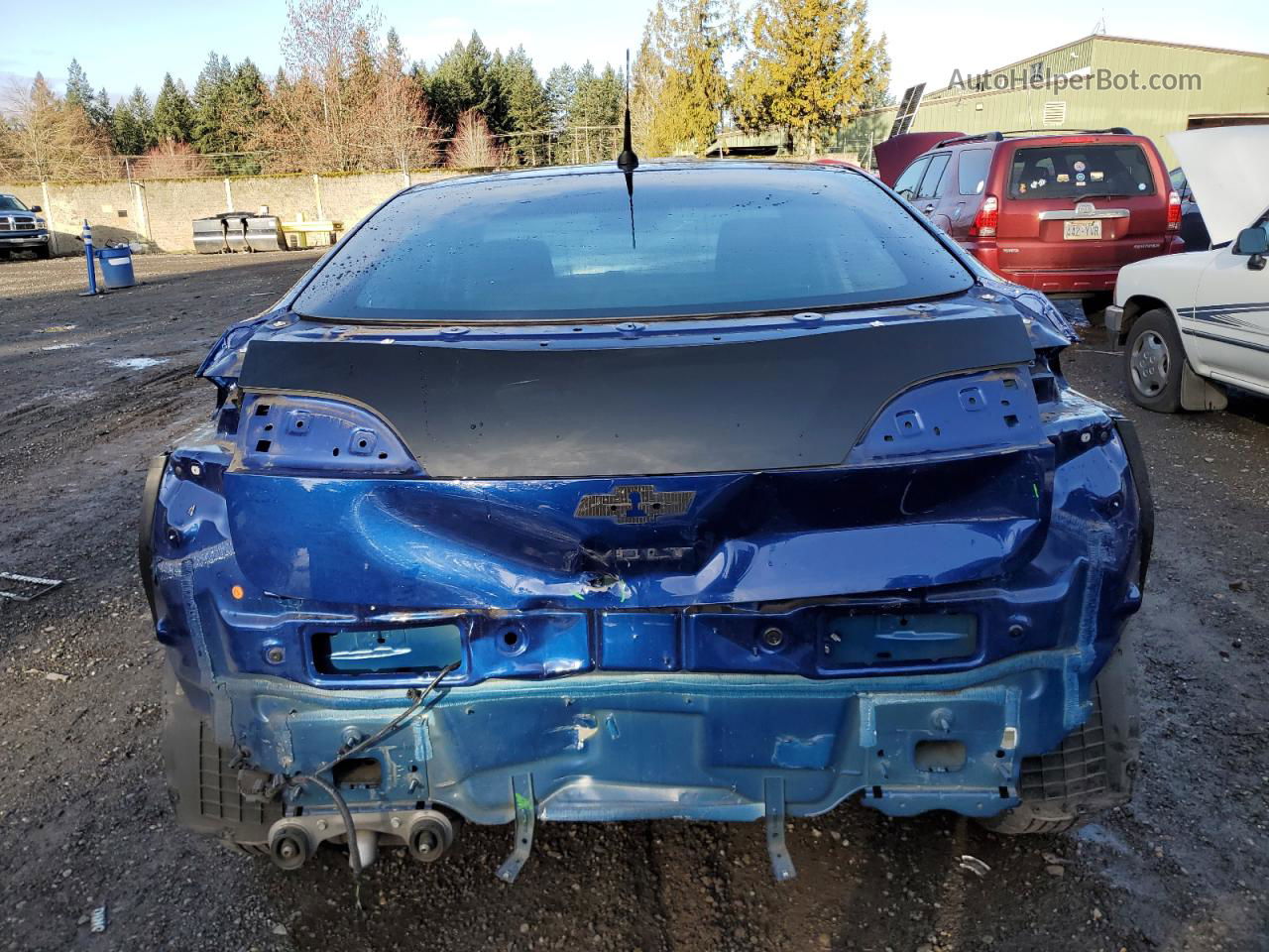 2013 Chevrolet Volt  Синий vin: 1G1RB6E44DU132377