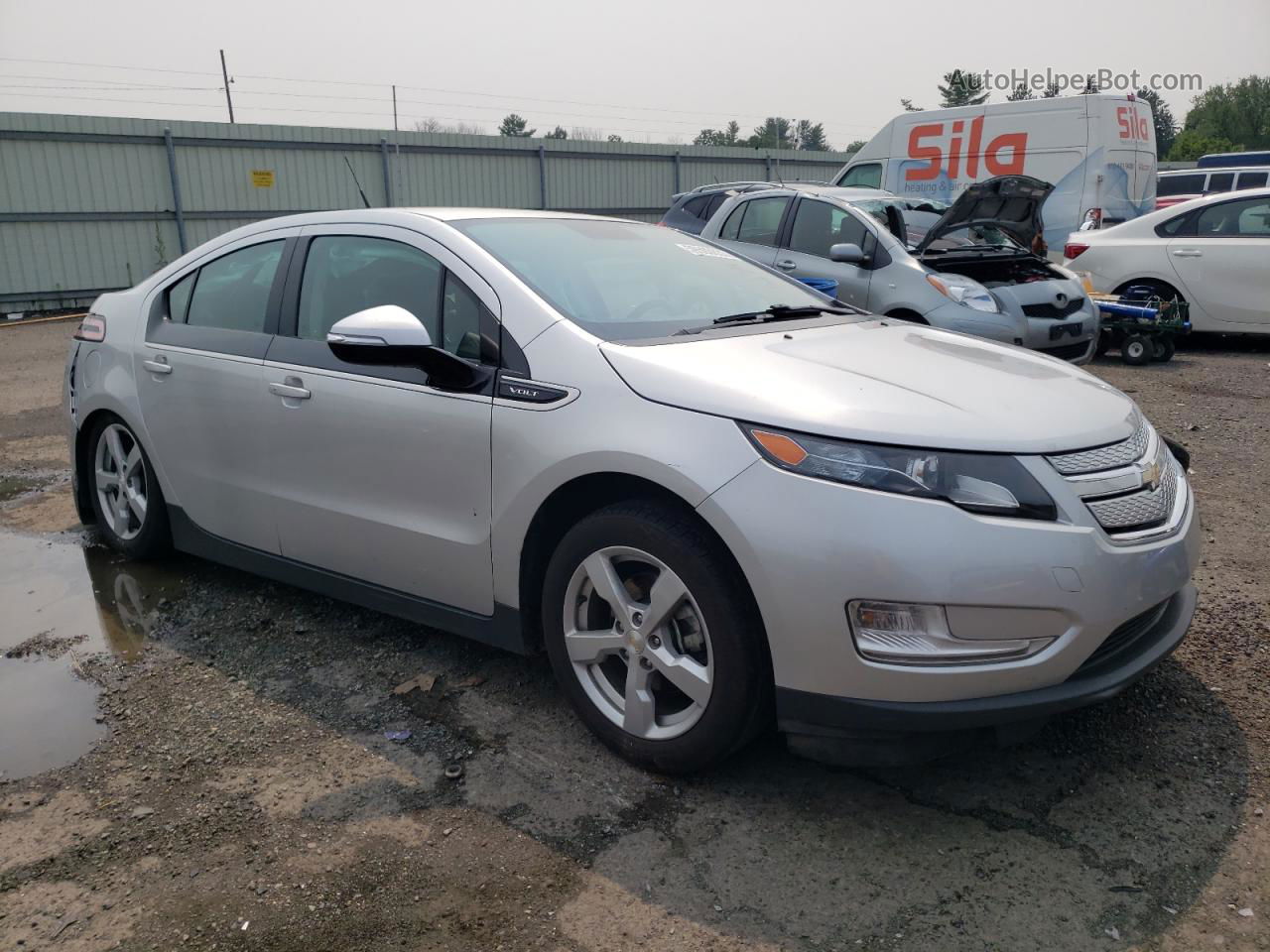 2013 Chevrolet Volt  Silver vin: 1G1RB6E45DU101302