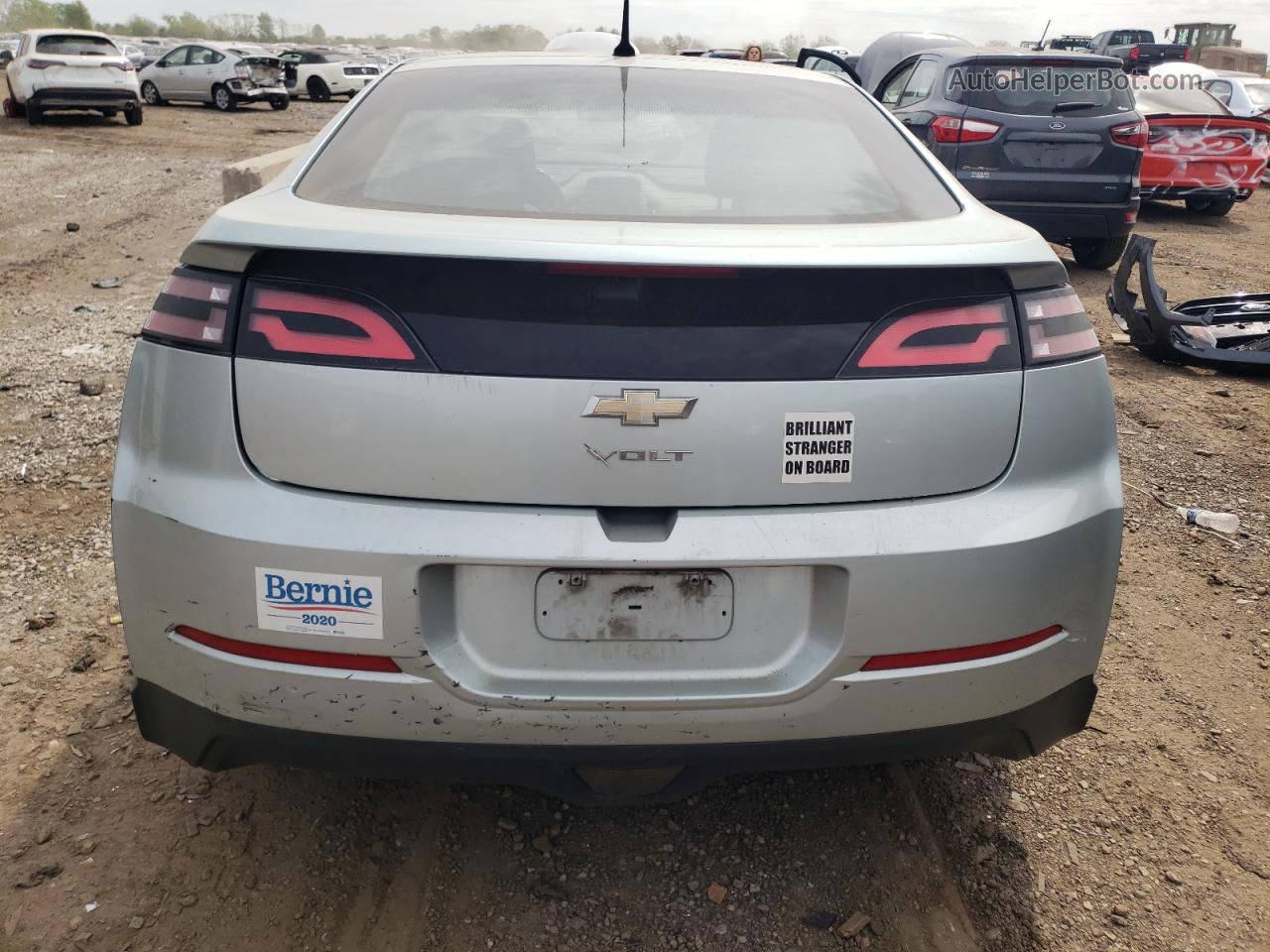 2013 Chevrolet Volt  Silver vin: 1G1RB6E45DU101543