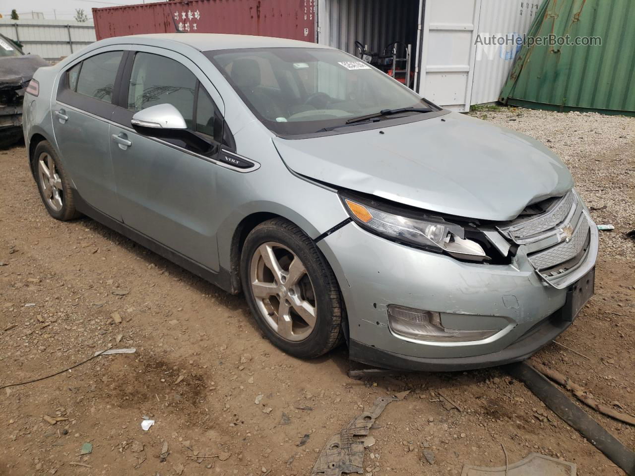 2013 Chevrolet Volt  Silver vin: 1G1RB6E45DU101543